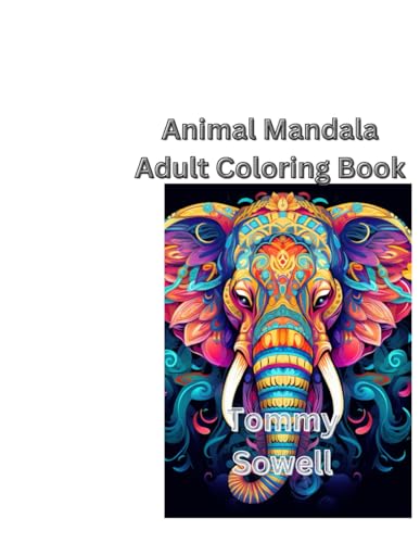 animal mandala adult coloring book von Independently published
